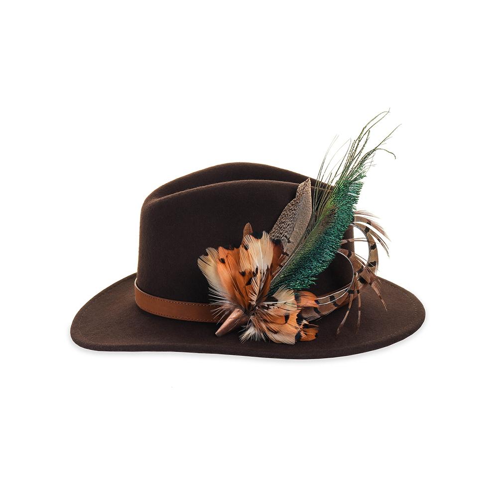 Felt Fedora Brown Mackenzie George